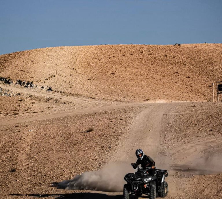 Quad biking in the Agafay desert
